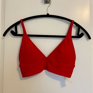 NWT Aerie Longline Triangle Bikini Top